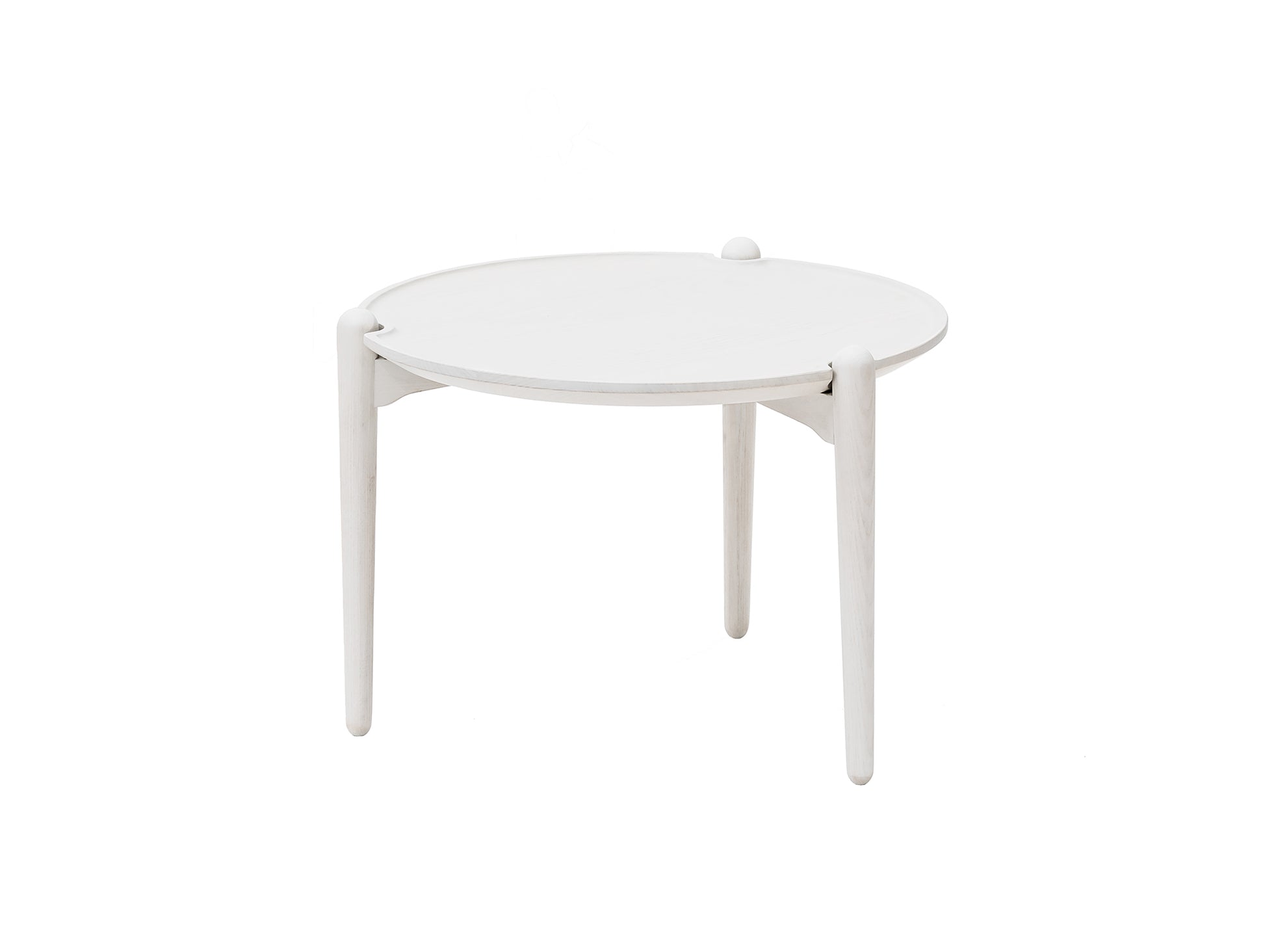 Aria Table by Design House Stockholm - Low / White Lacquered Oak