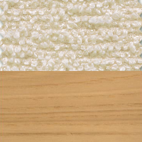 Swatch for Lacquered Chestnut / Cream Pearl 02 Nubia