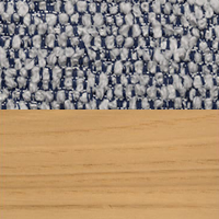 Swatch for Lacquered Chestnut / Ivory Dark Blue 08 Nubia