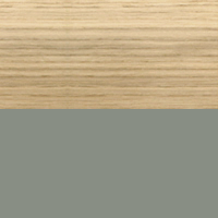 Swatch for Lacquered Oak / Dusty Green Lacquered Steel