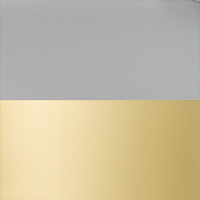 Swatch for Matt Easy Grey Shade with Brass Base