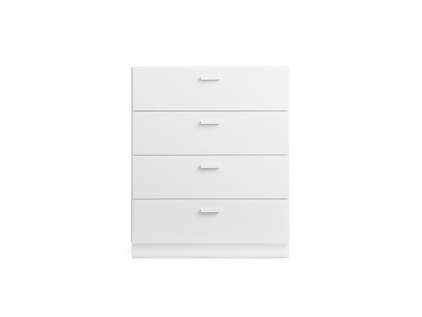 Relief Drawers with Plinth - Wide by String - White