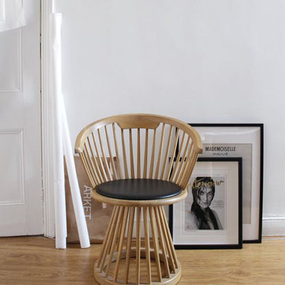 Fan Dining Chair by Tom Dixon - Clear Lacquered Ash