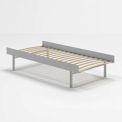 Bed 90 cm (High) - Stainless Steel by Moebe - Bed Frame / 90 Wide cm Slats