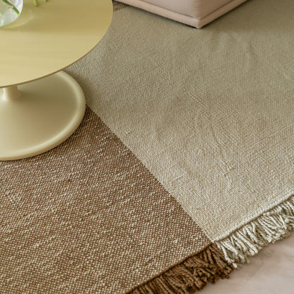 Verso Rug by Muuto - Pale Green / Warm Brown