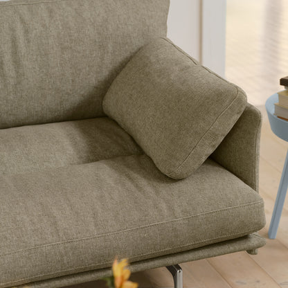 Outline Soft 3-Seater Sofa by Muuto - Clay 15