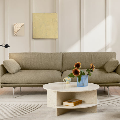 Outline Soft 3-Seater Sofa by Muuto - Clay 15
