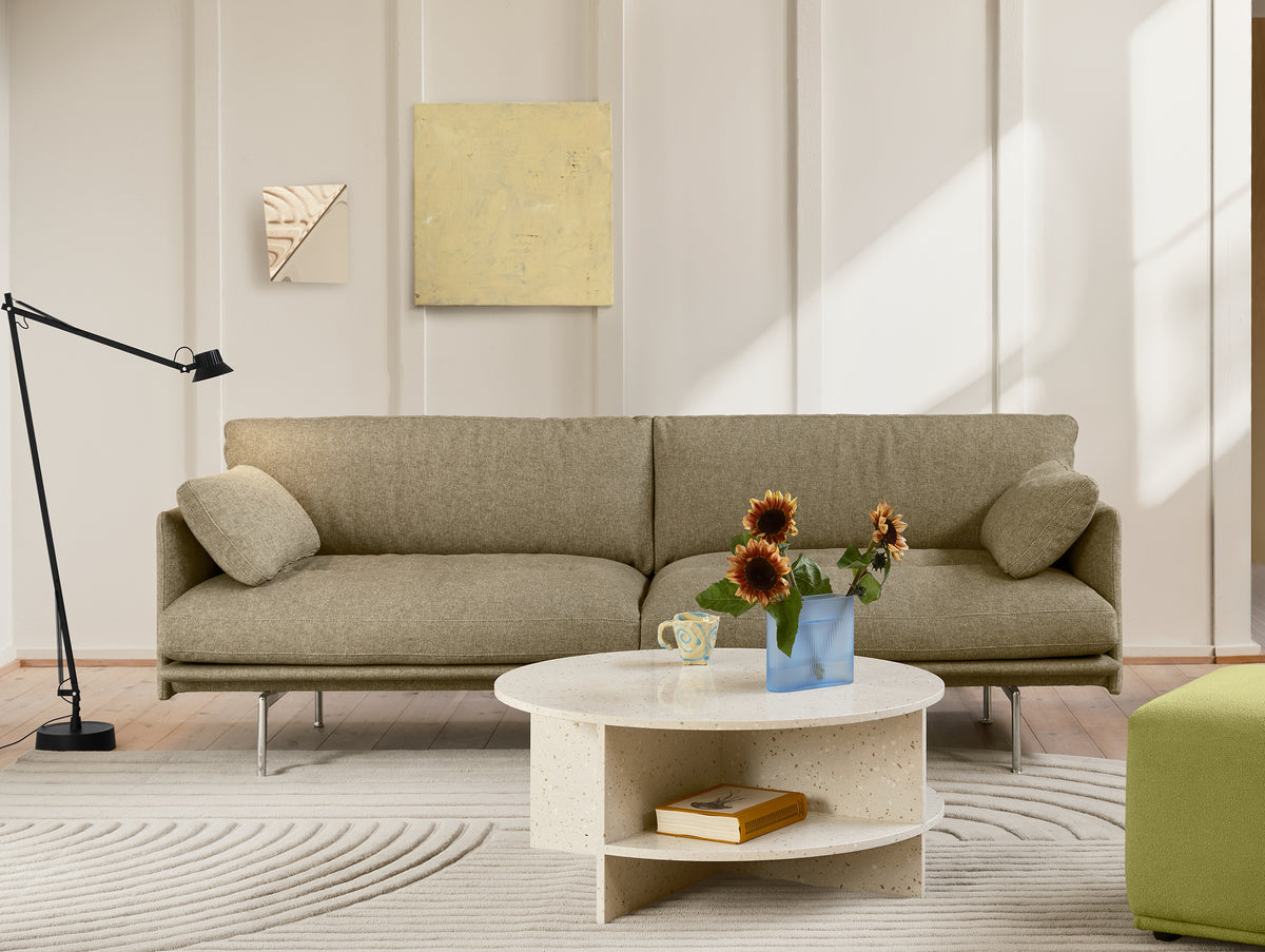 Outline Soft 3-Seater Sofa by Muuto - Clay 15