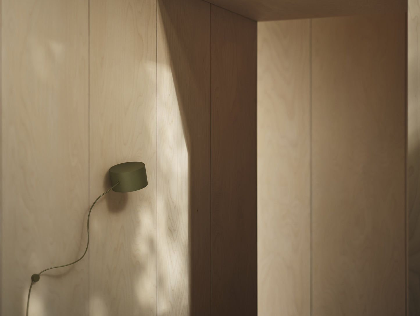 Post Wall Lamp by Muuto - Brown Green