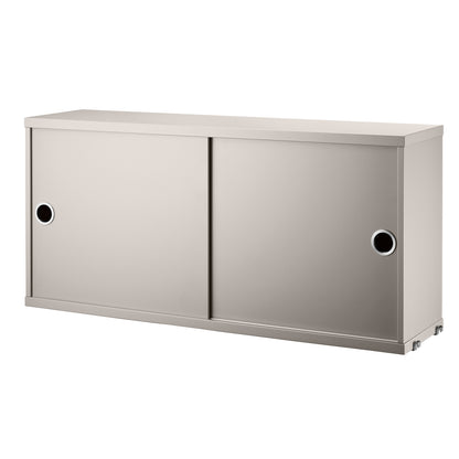 String System Shallow Cabinets by String - Beige