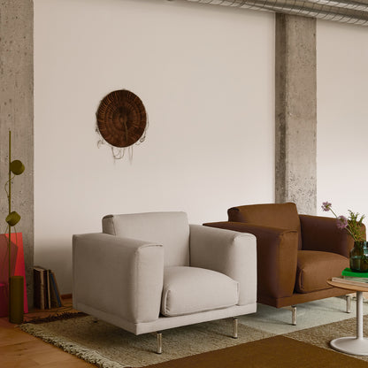 Verso Rug by Muuto - Pale Green / Warm Brown