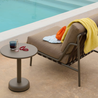 Settle Lounge Chair without Armrest by Muuto - Taupe / Ribbed Weave 05