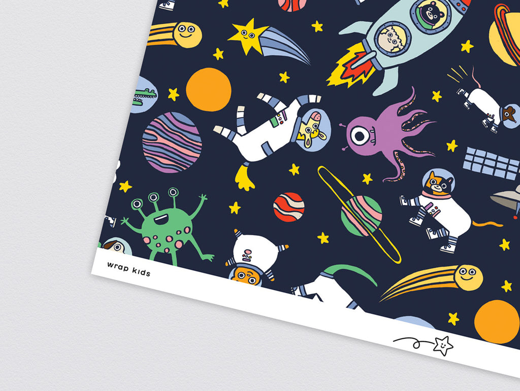'Space' Wrapping Paper by Wrap