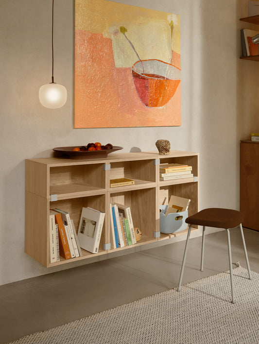 Stacked Storage System - Sideboard by Muuto / Configuration 5 / Oak