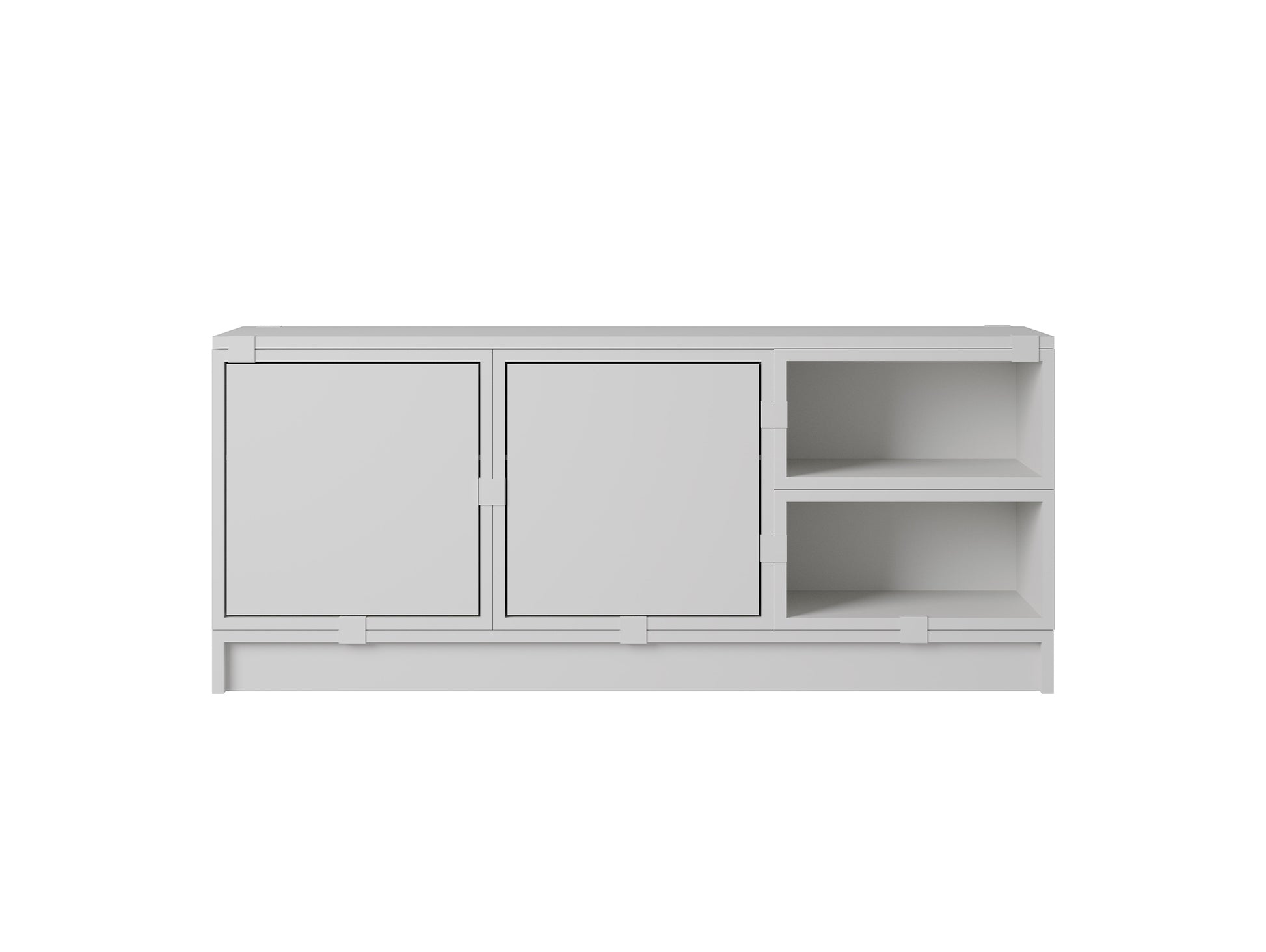 Stacked Storage System - Hallway Storage by Muuto - Configuration 2 / Grey