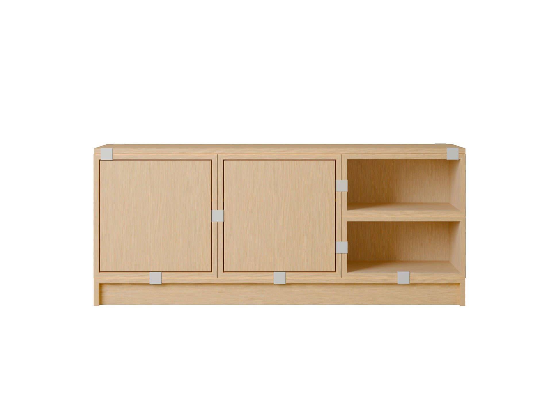 Stacked Storage System - Hallway Storage by Muuto - Configuration 2 / Oak