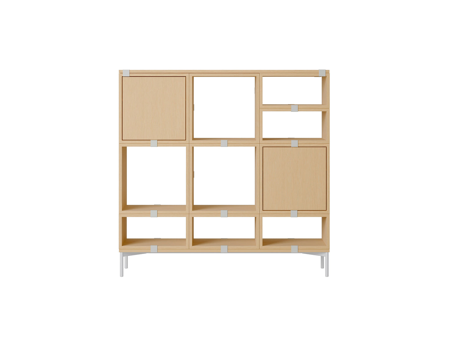 Stacked Storage System - Hallway Storage by Muuto - Configuration 3 / Oak