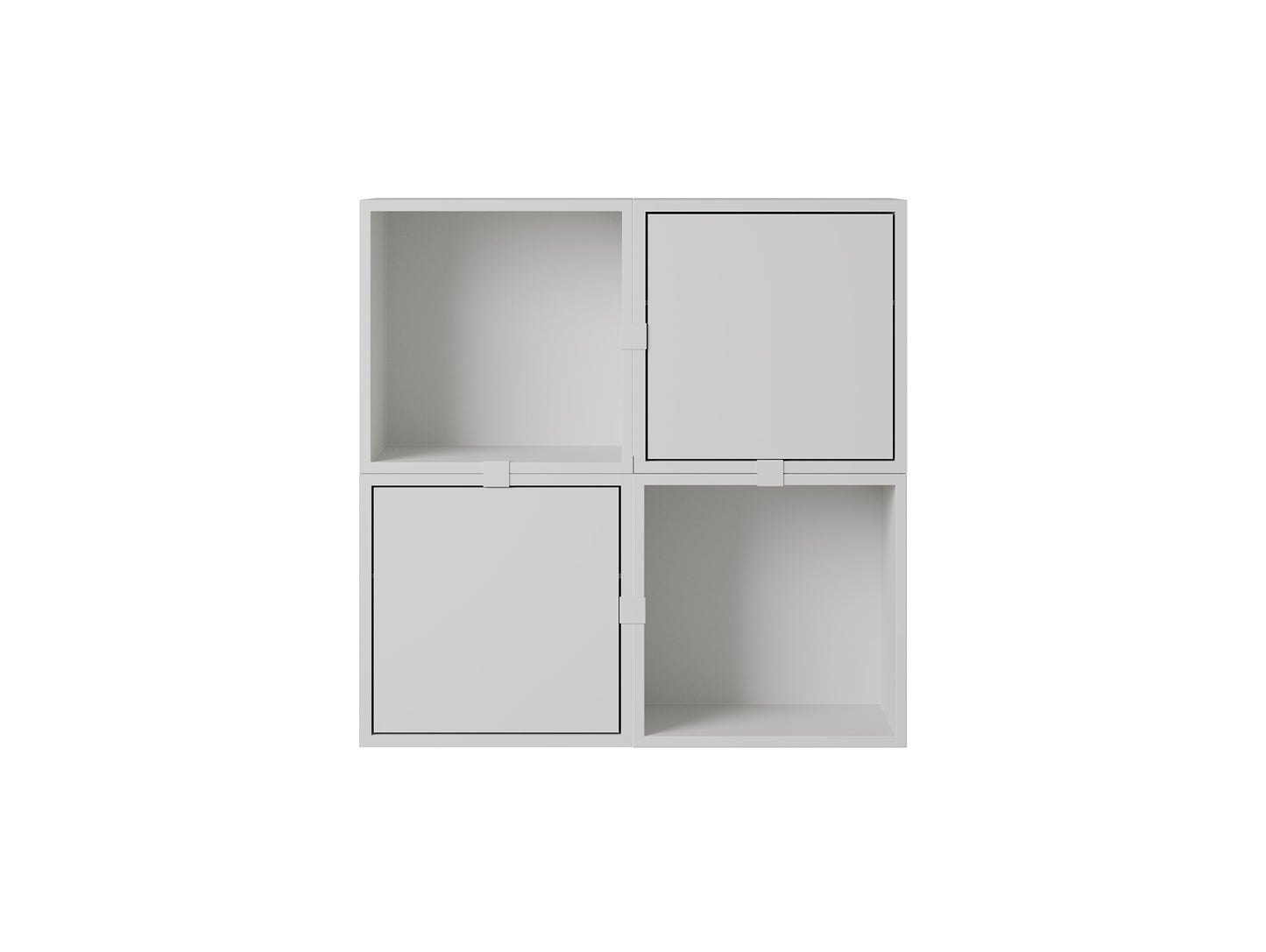 Stacked Storage System - Hallway Storage by Muuto - Configuration 4 / Grey