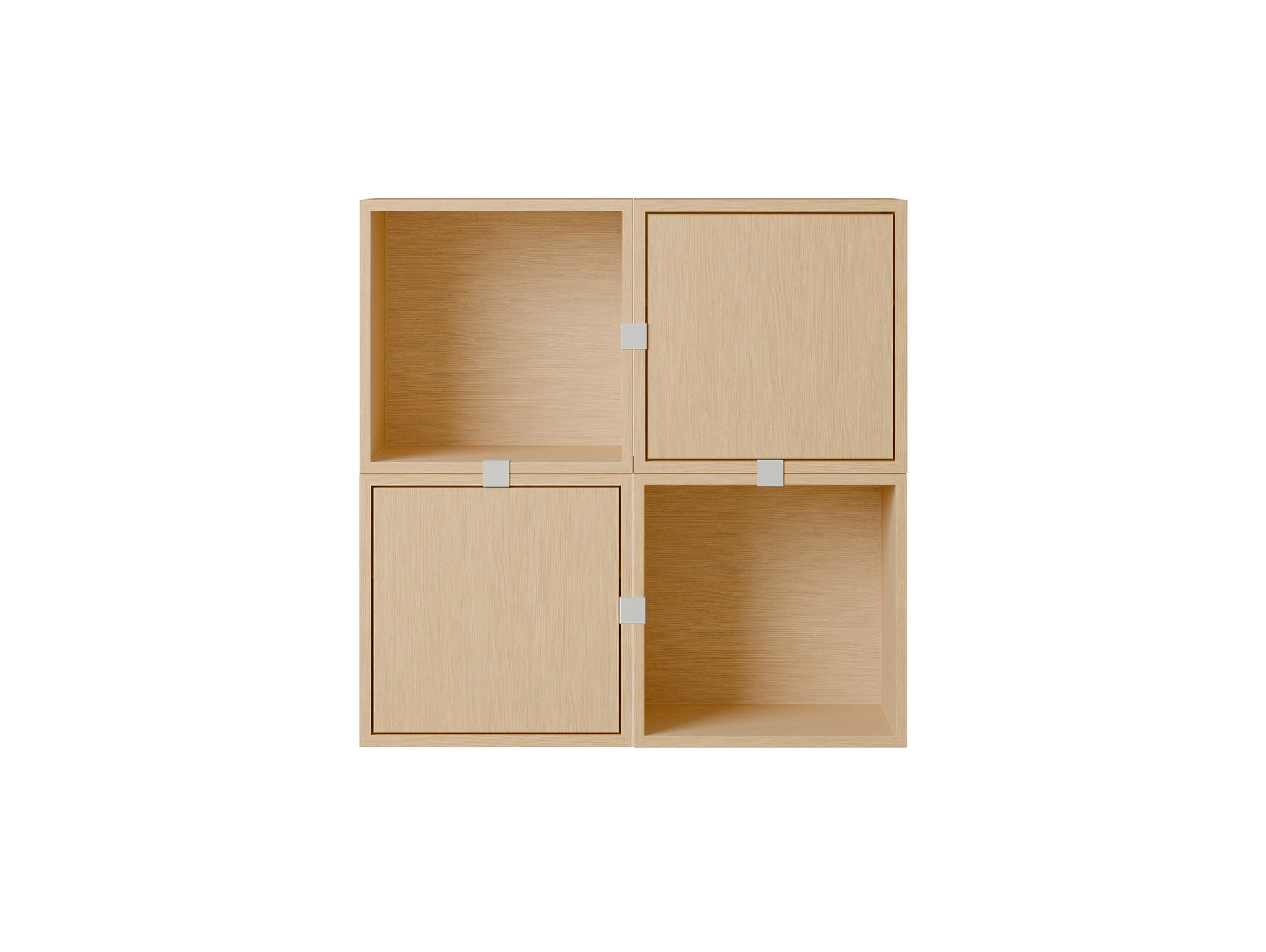 Stacked Storage System - Hallway Storage by Muuto - Configuration 4 / Oak