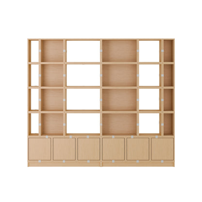 Stacked Storage System - Office Storage by Muuto - Oak