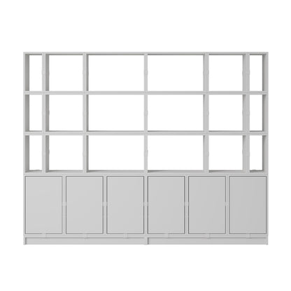 Stacked Storage System - Office Storage by Muuto / Configuration 2 / Grey