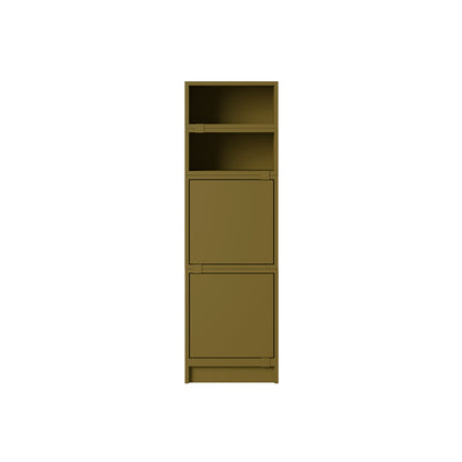 Stacked Storage System - Office Storage by Muuto - Configuration 4 / Brown Green