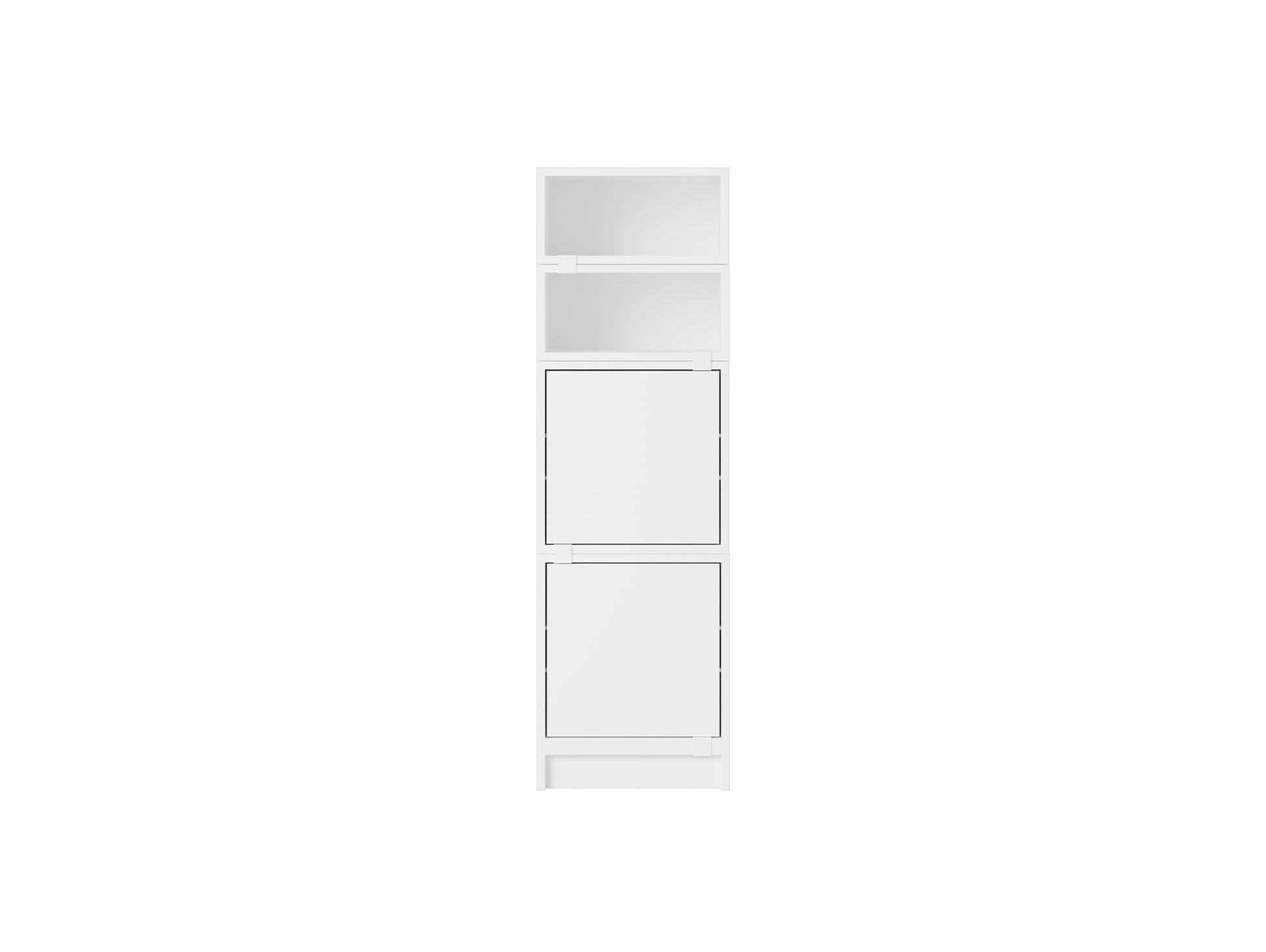 Stacked Storage System - Office Storage by Muuto - Configuration 4 / White