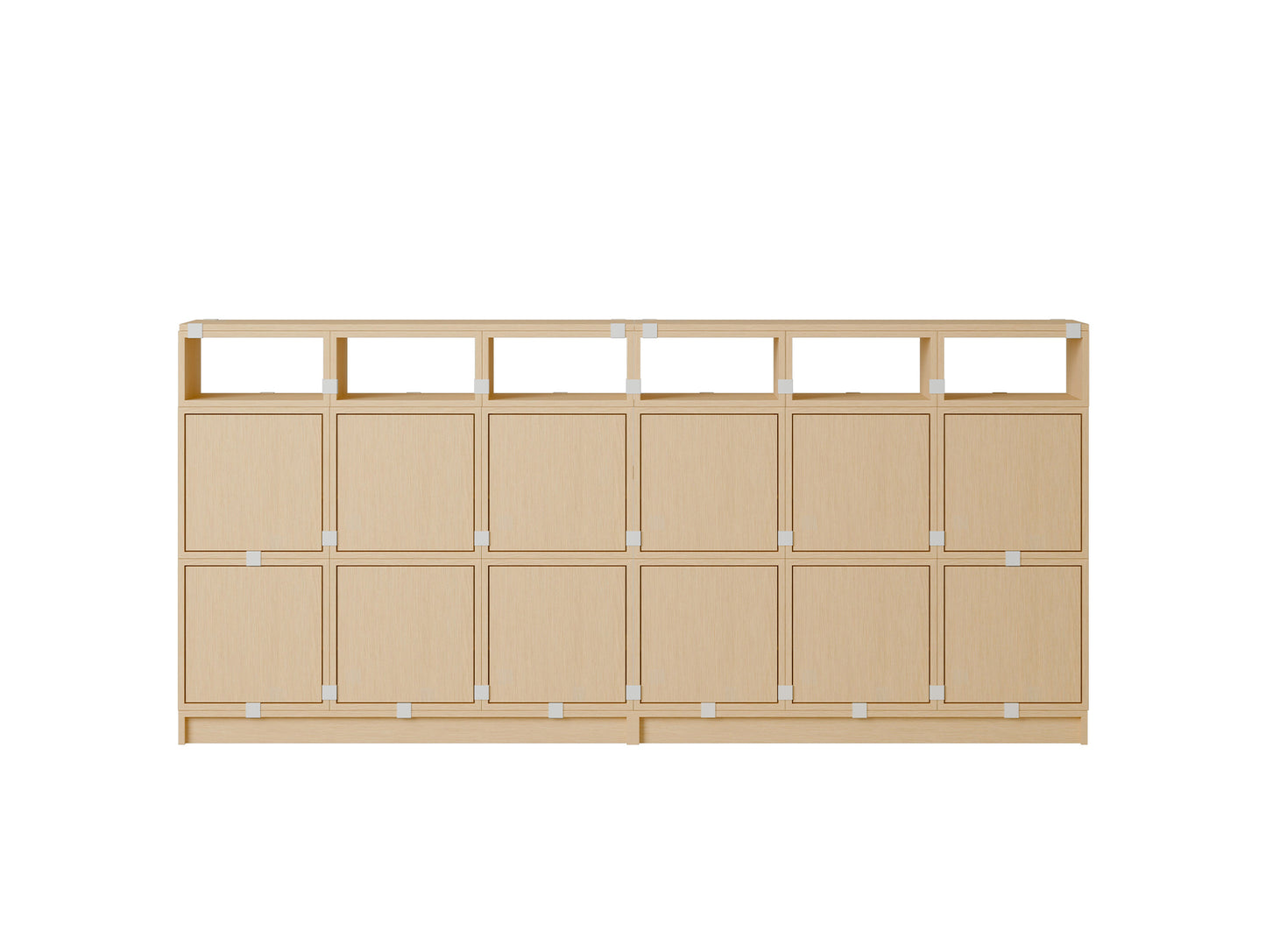 Stacked Storage System - Sideboard by Muuto  / Configuration 1  / Oak