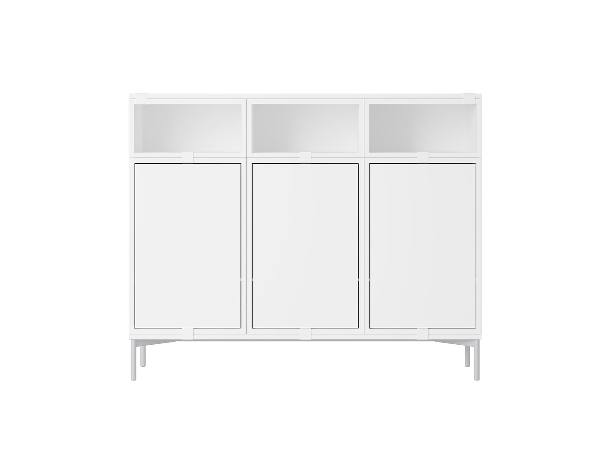 Stacked Storage System - Sideboard by Muuto / Configuration 3 / White