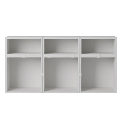 Stacked Storage System - Sideboard by Muuto / Configuration 5 / Grey