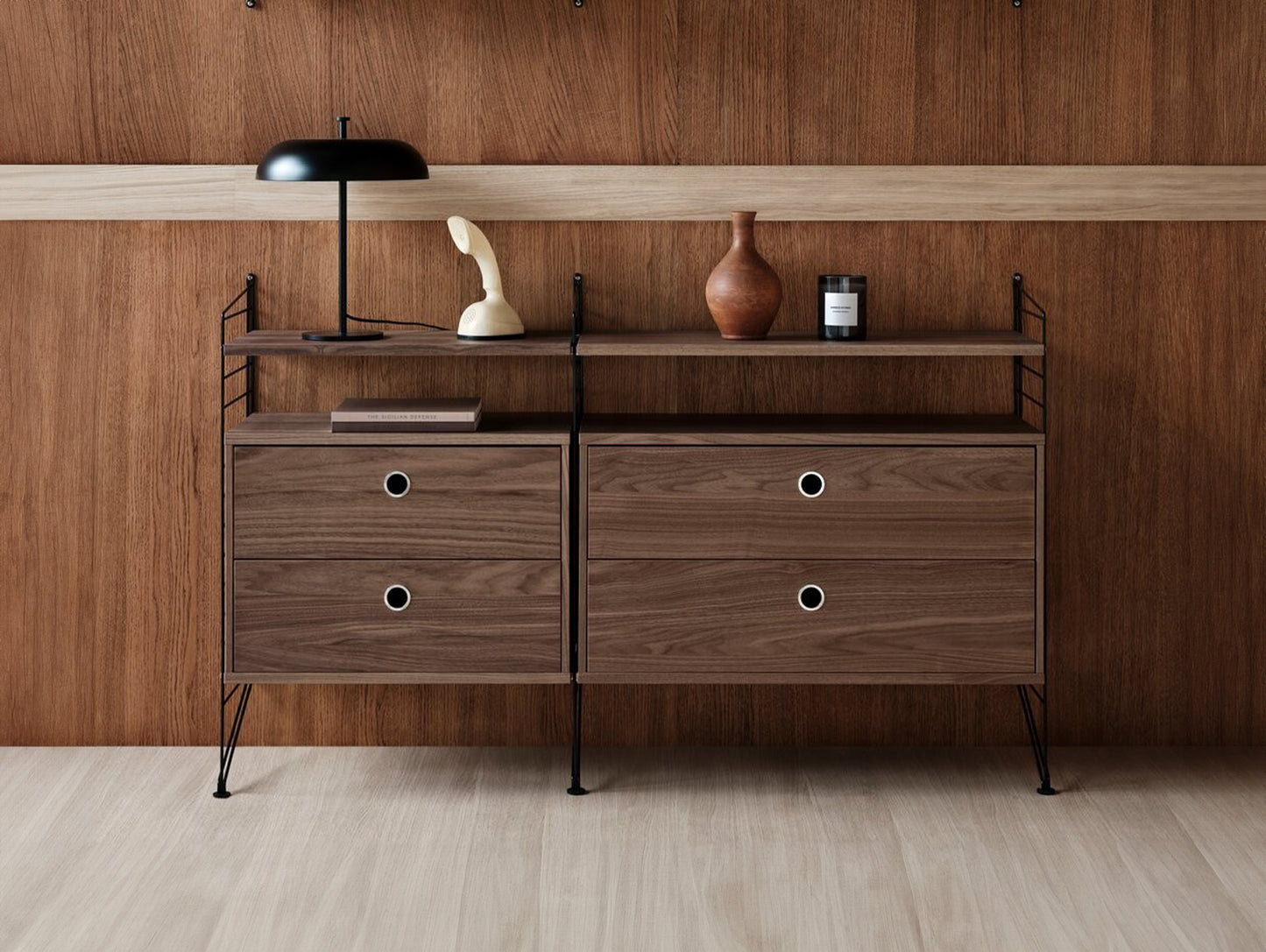 String System Chest with 2 Drawers