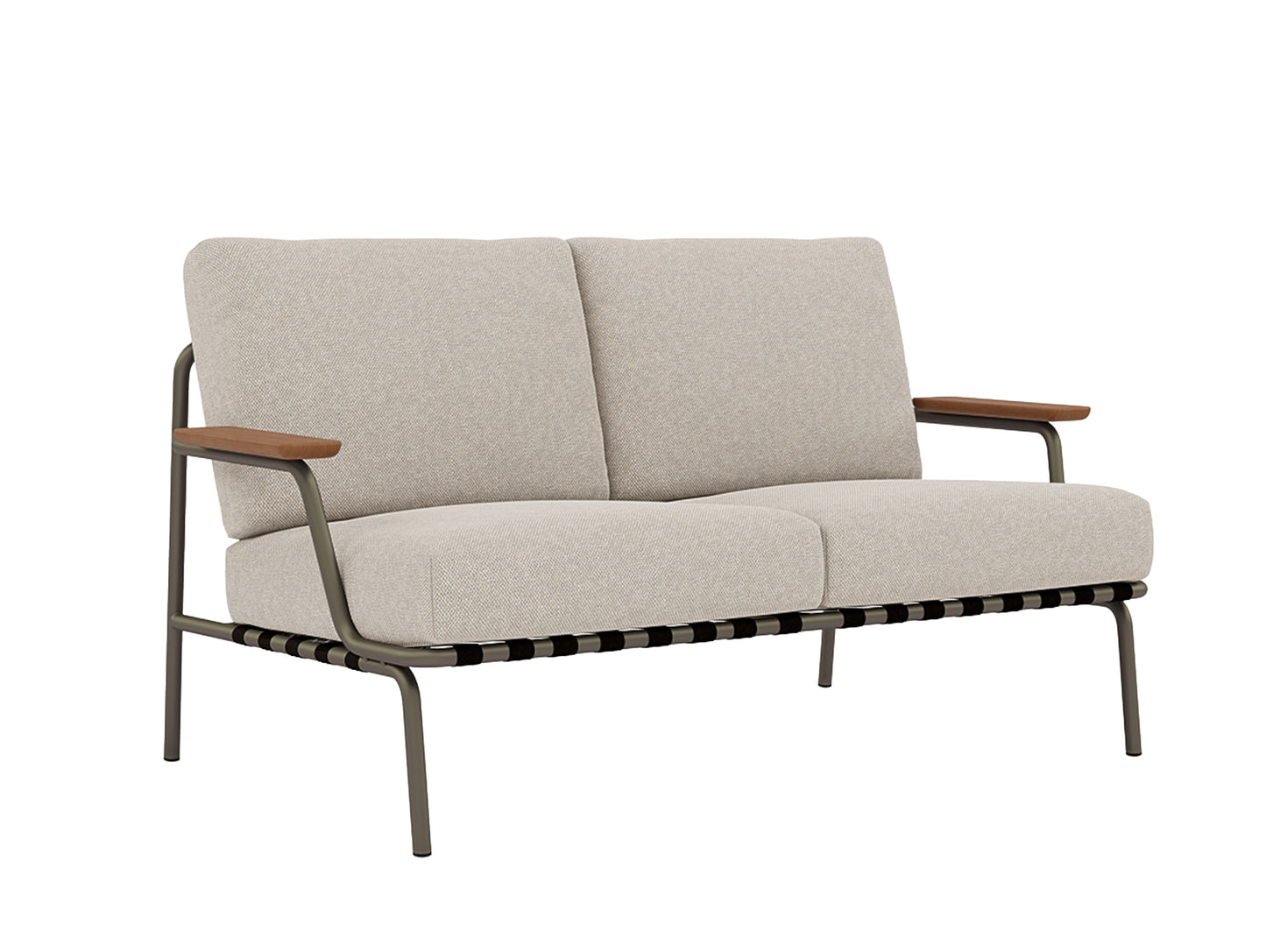 Settle 2-Seater Sofa by Muuto / Taupe Frame / Laze 04