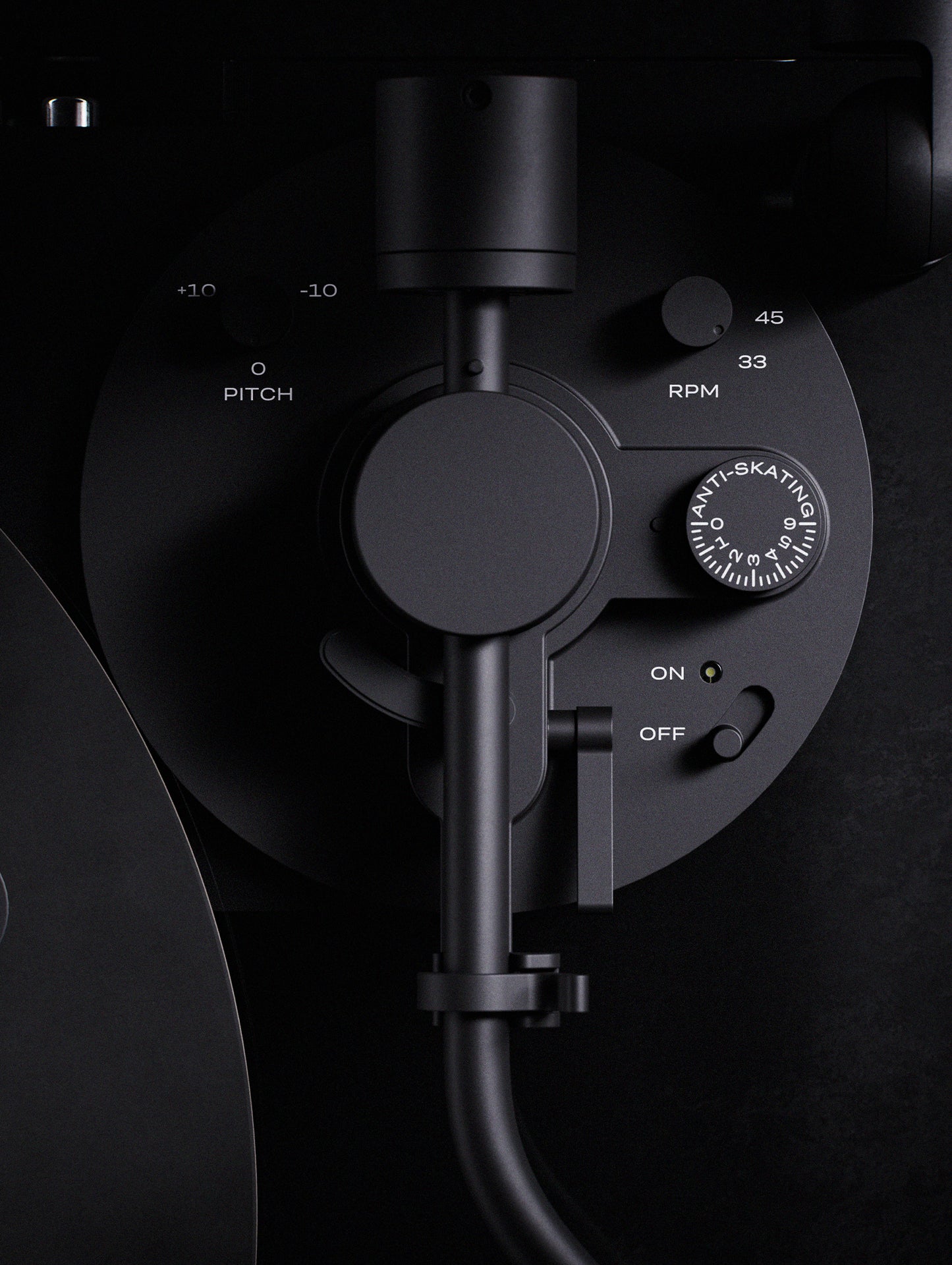 Transparent Turntable by Transparent - Black