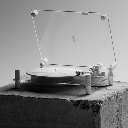 Transparent Turntable by Transparent - White