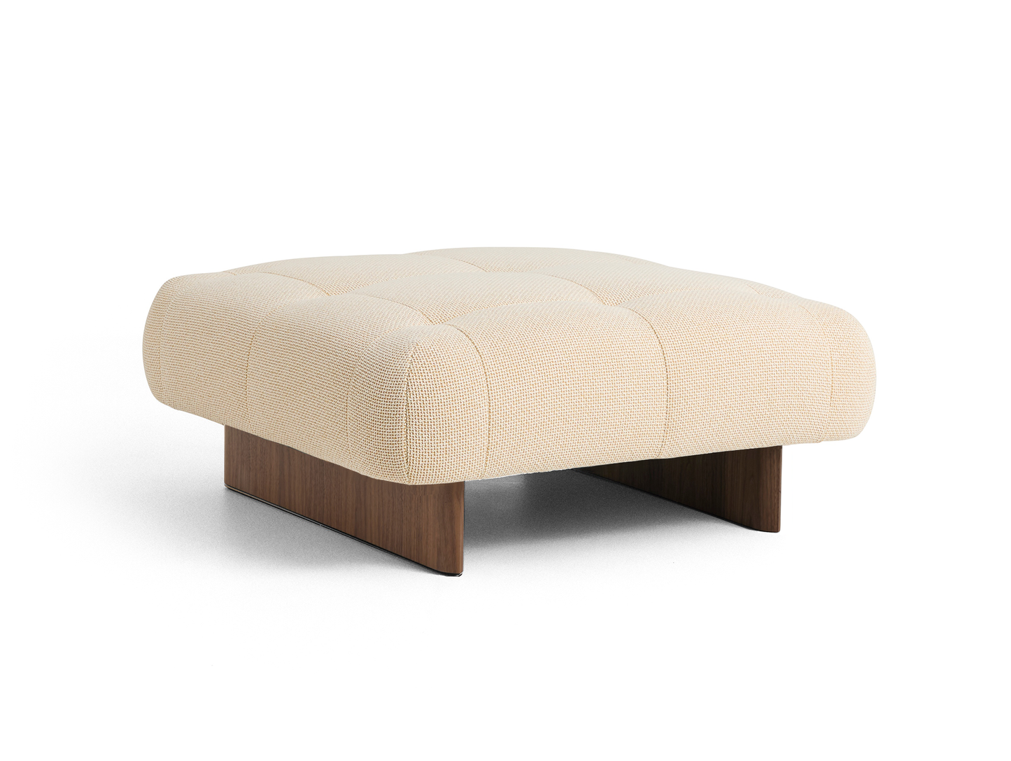 Quilton Lift Ottoman by HAY - Lacquered Walnut / Tartaglia 857