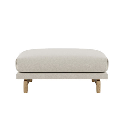 Rest Pouf by Muuto - Oak Base / Wooly 2256