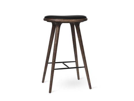 Stool by Mater - Bar Stool (H 74cm) / Dark Stained Oak