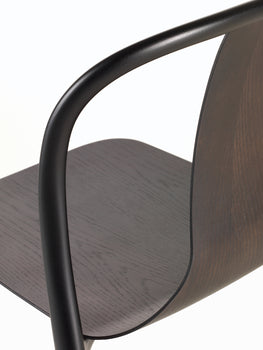 Belleville Chair Wood by Vitra - Dark Lacquered Oak