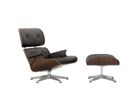 Eames Lounge Chair by Vitra - Black Pigmented Walnut / Brown