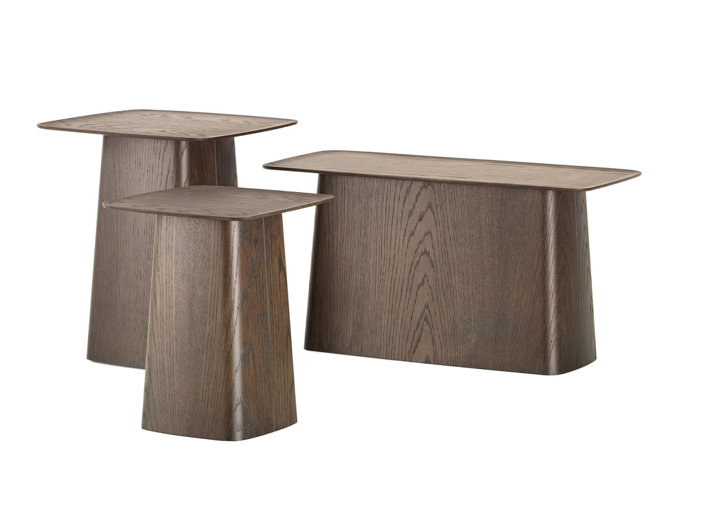 Wooden Side Table by Vitra - dark oak, protective vanish