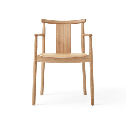 Merkur Dining Chair with Armrest by Menu - Lacquered Oak