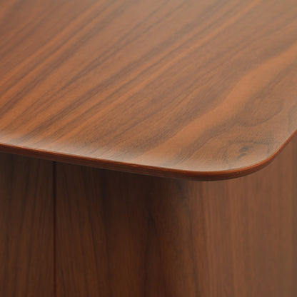 Wooden Side Tables by Vitra - black pigmented walnut