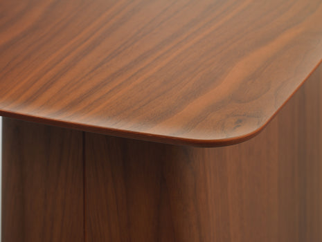 Wooden Side Tables by Vitra - black pigmented walnut