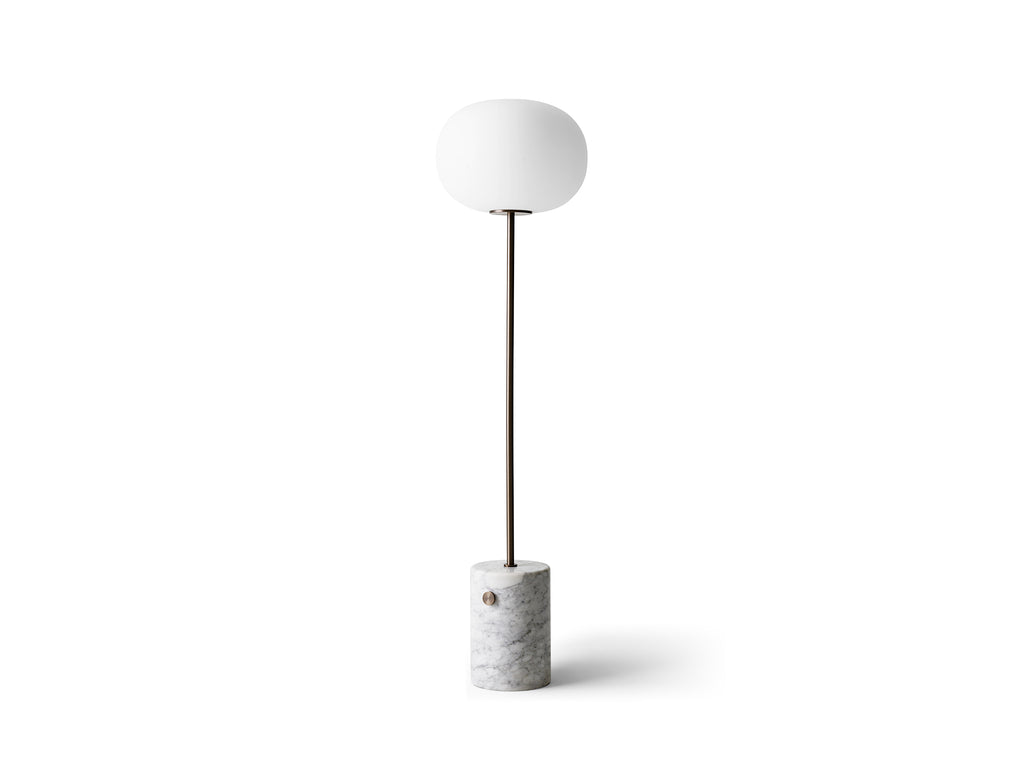 JWDA Floor Lamp by Menu - Carrara Marble Base / Bronzed Brass Stem
