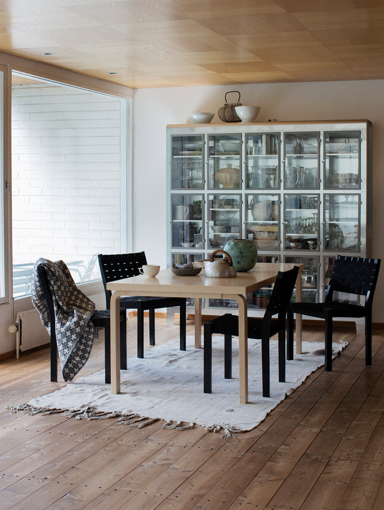 Aalto Table Rectangular by Artek - Birch Veneer Top / Natural Lacquered Birch Legs