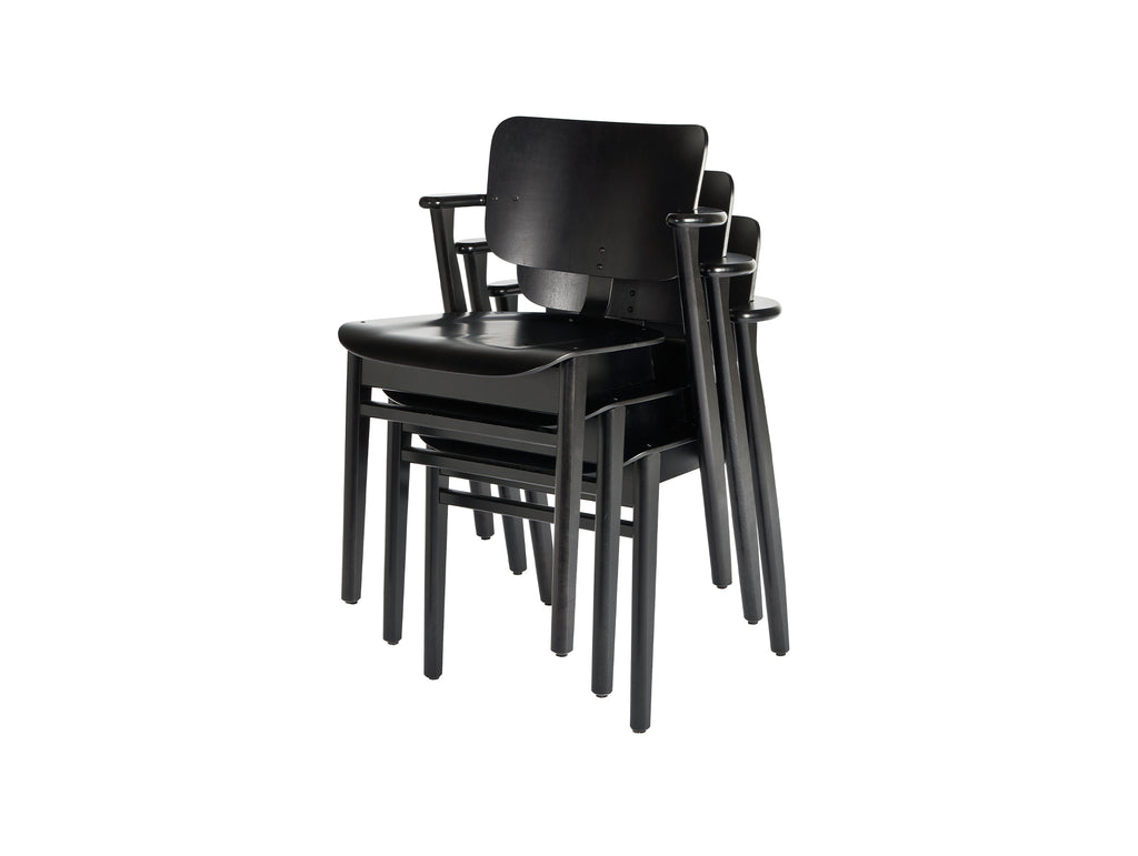 Domus Chair by Artek - Black Stained Birch