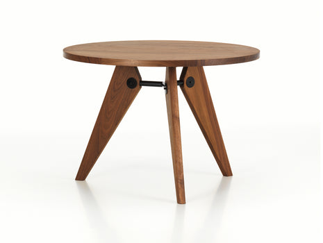 Guéridon Table by Vitra - American Walnut / Diameter 105cm