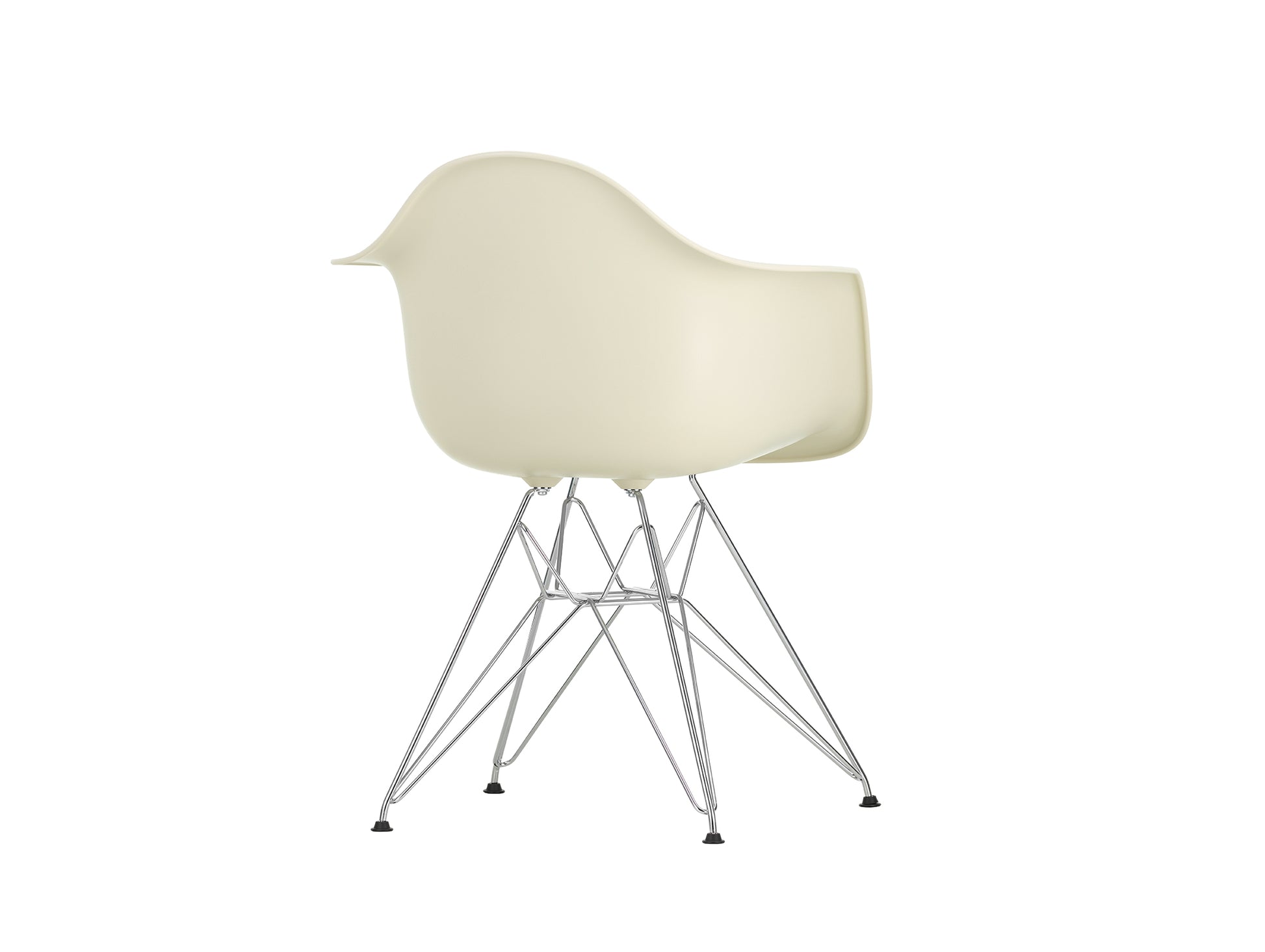 Eames DAR Plastic Armchair RE by Vitra - 11 Pebble Shell / Chrome Base