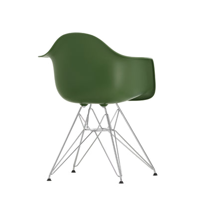 Eames DAR Plastic Armchair RE by Vitra -48 Forest Shell / Chrome Base