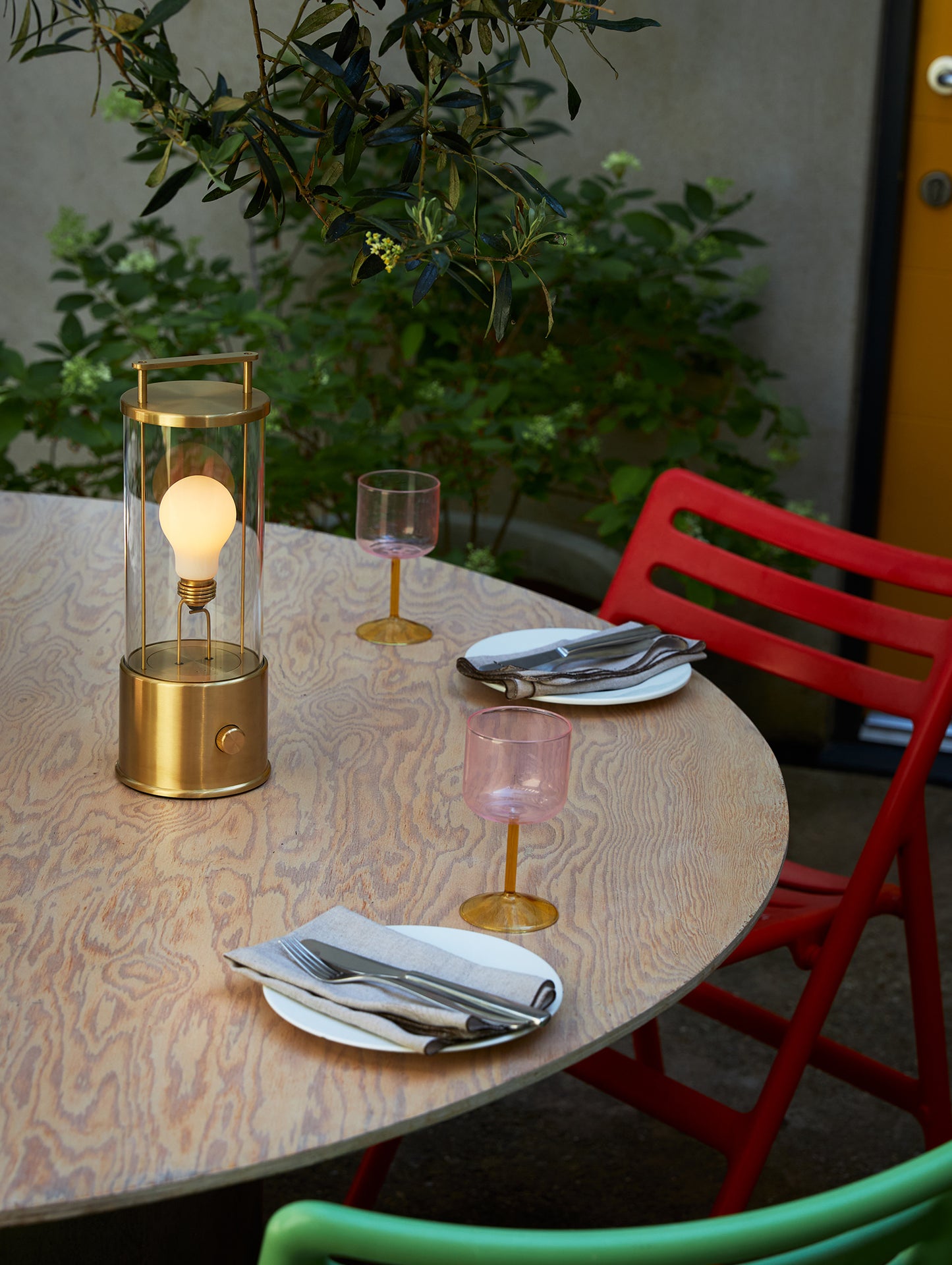The Muse Portable Lamp (Solid Brass Edition) by Tala